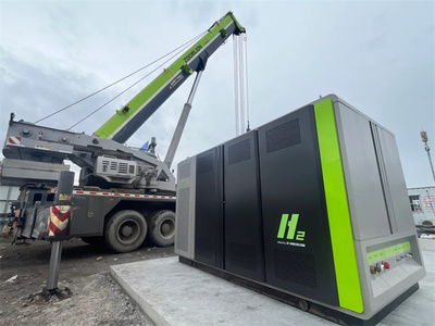 绿色能源新篇章 中联重科首台氢能全自主撬装加氢站成功交付